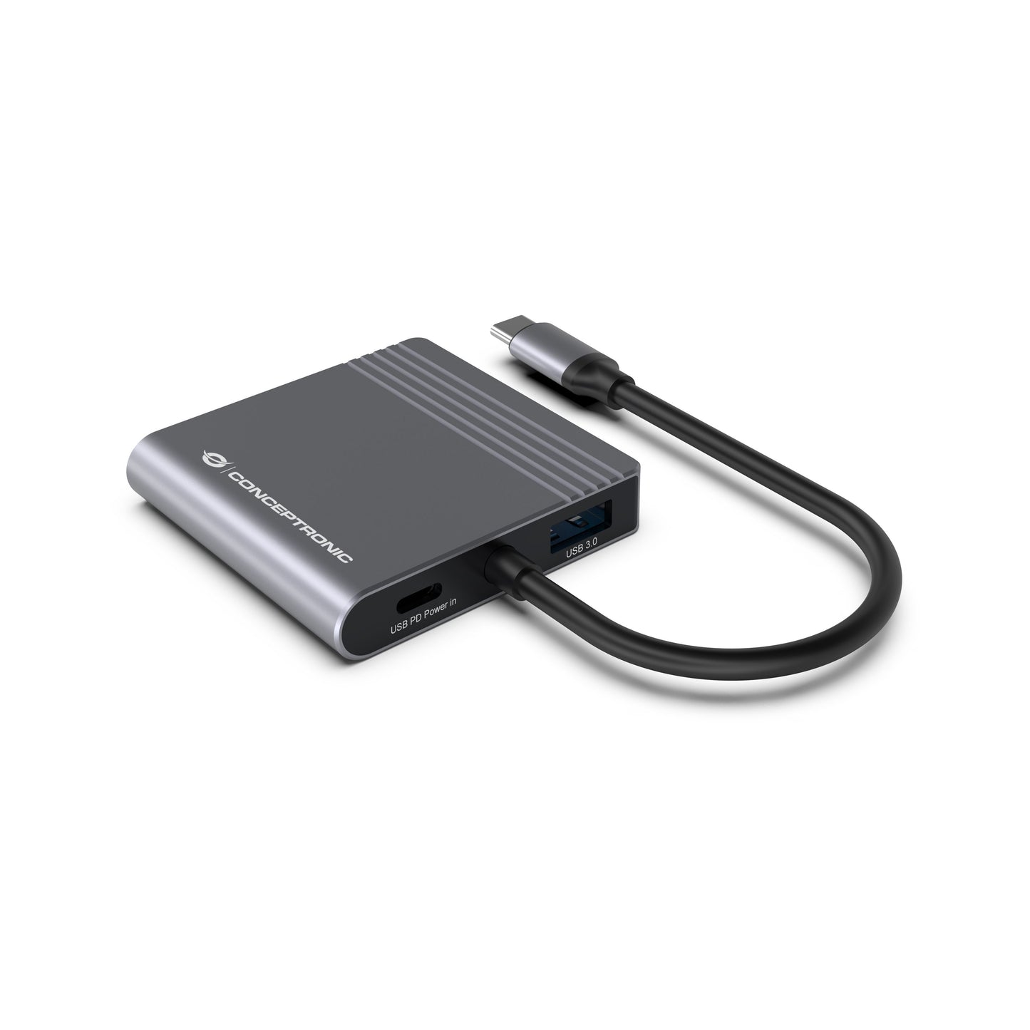 CONCEPTRONIC - DONN13G laptop dock poortreplicator Bedraad USB 3.2 Gen 1 (3.1 Gen 1) Type-C Grijs