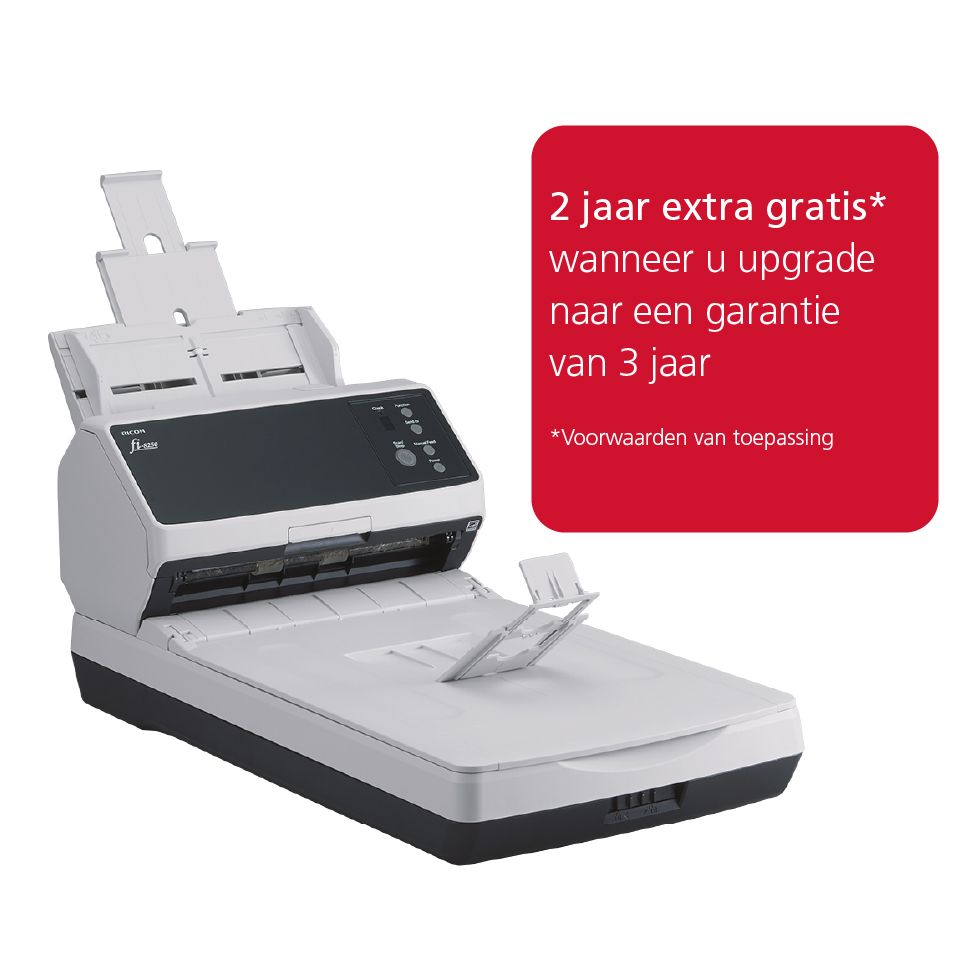 Ricoh - fi-8250 ADF-/handmatige invoer scanner 600 x 600 DPI A4 Zwart, Grijs