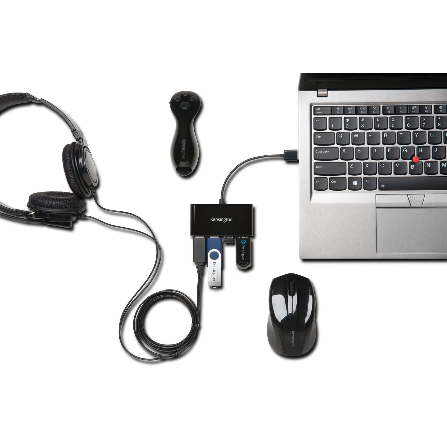 Kensington - Hub USB 2.0 4 ports