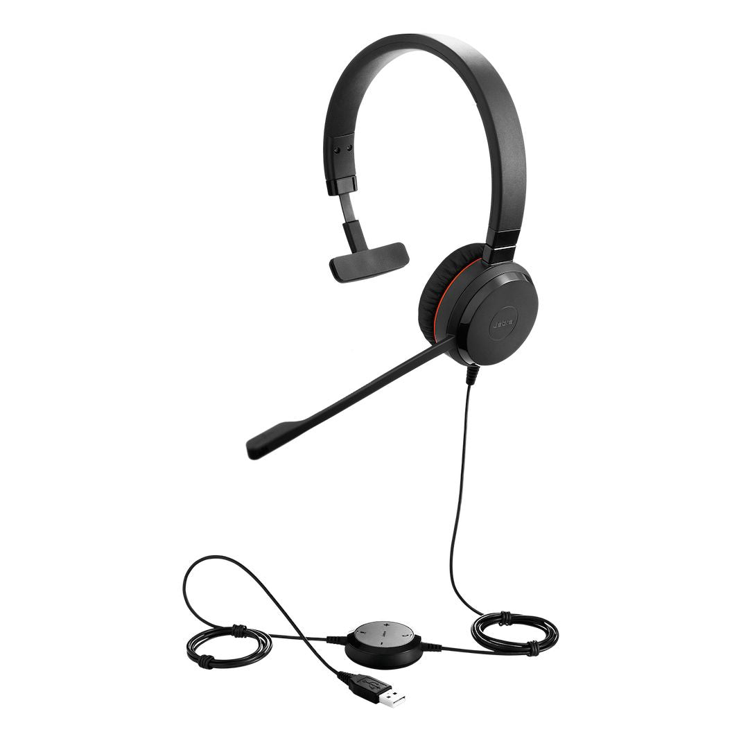JABRA - Evolve 30 II Headset Bedraad Hoofdband Kantoor/callcenter USB Type-C / USB Type-A Zwart