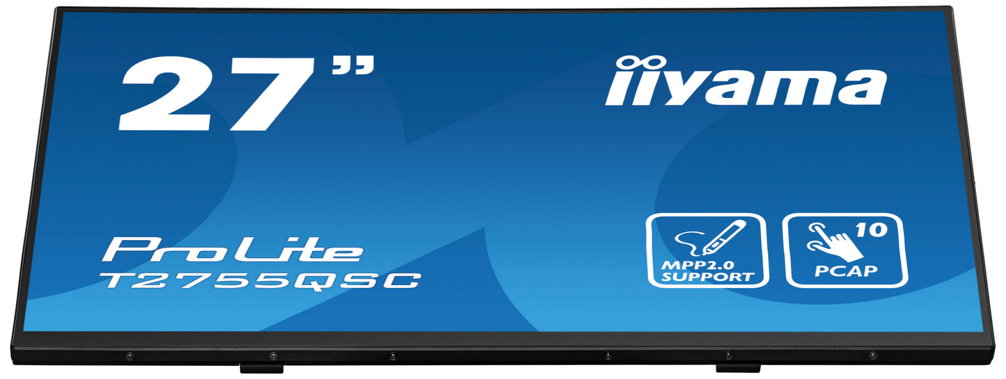 IIYAMA - ProLite T2755QSC-B1 computer monitor 68,6 cm (27) 2560 x 1440 Pixels Quad HD LCD Touchscreen Zwart