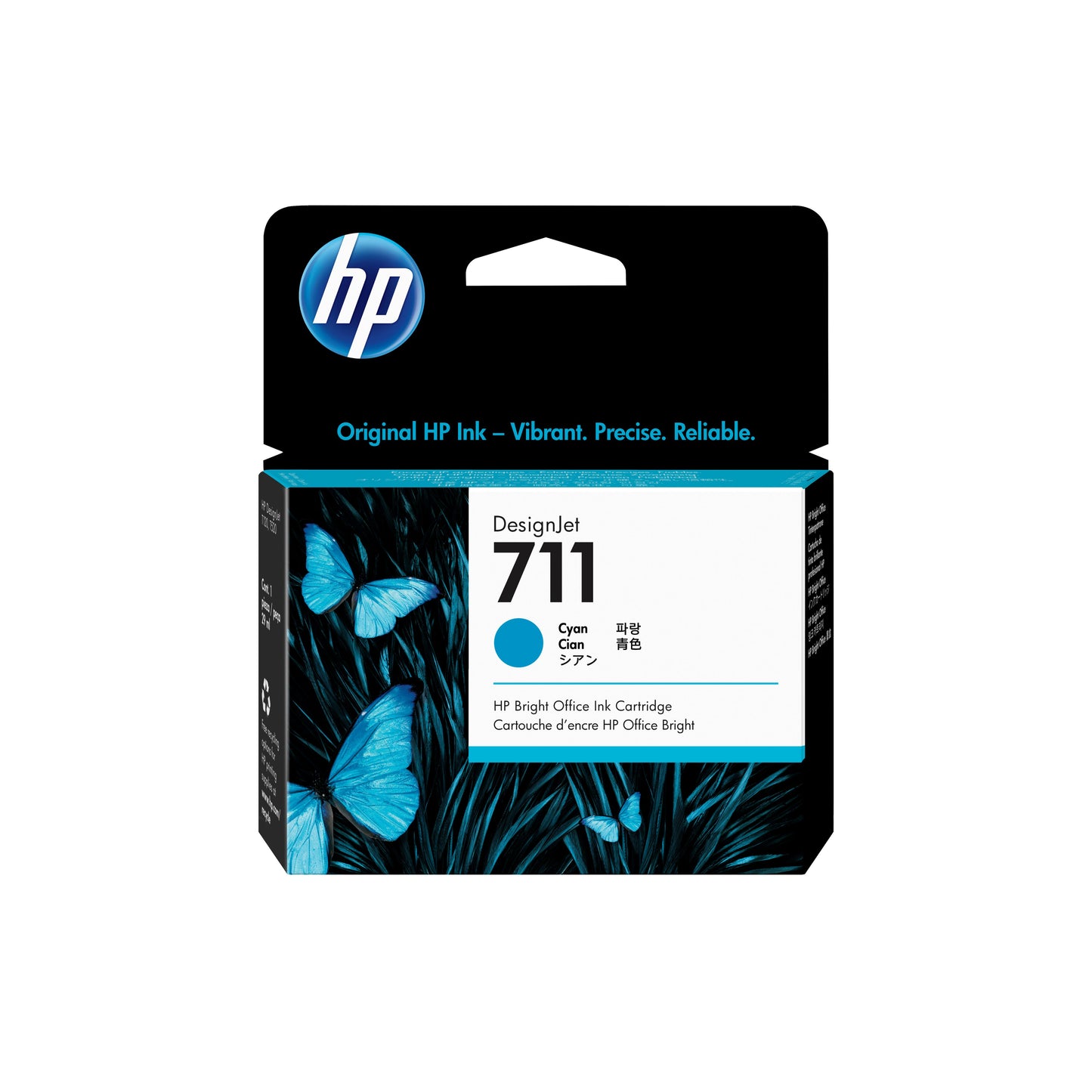 HP - 711 cyaan DesignJet inktcartridge, 29 ml