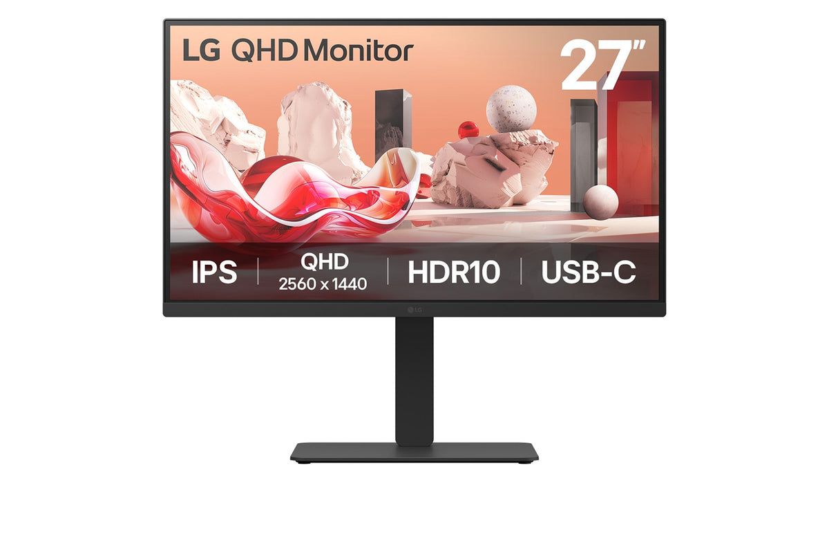 LG - 27BA75QB-B.AEU computer monitor 68,6 cm (27) 2560 x 1440 Pixels Wide Quad HD LED Zwart