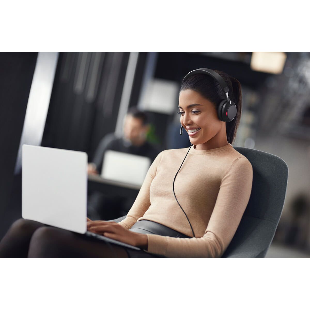 JABRA - Evolve2 40 SE Headset Bedraad Hoofdband Oproepen/muziek USB Type-C / USB Type-A Zwart