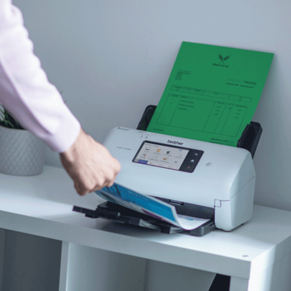 BROTHER - ADS-4700W scanner Scanner met ADF + invoer voor losse vellen 600 x 600 DPI A4 Zwart, Wit