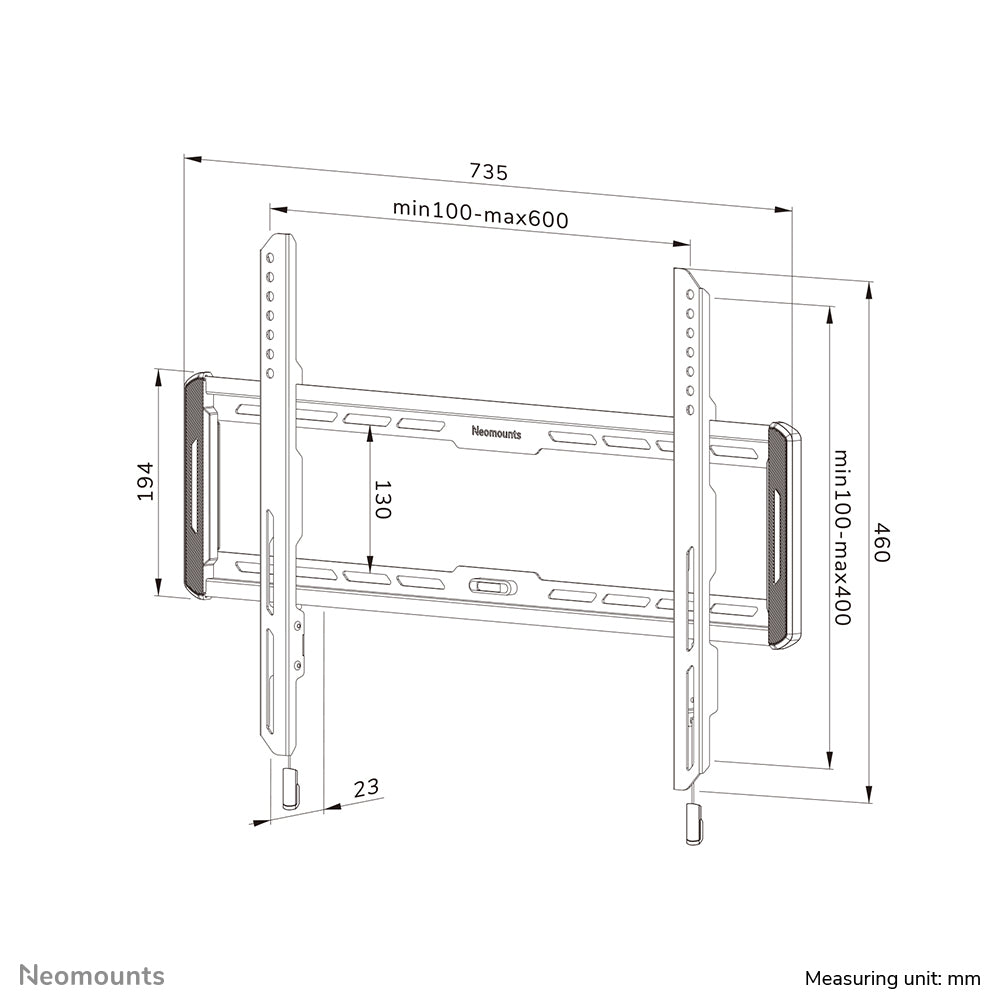 Neomounts - Support mural TV 40-75 pouces