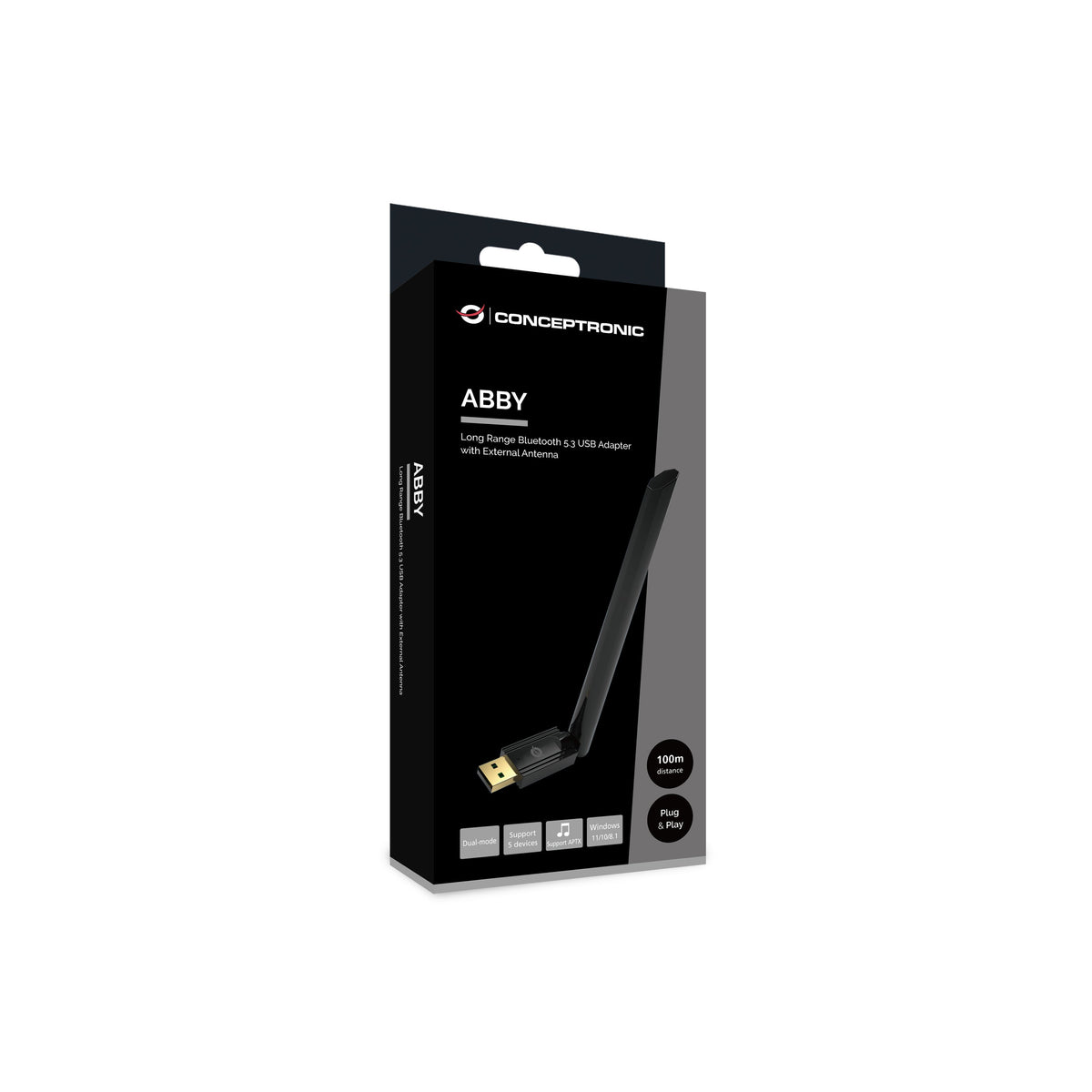 CONCEPTRONIC - ABBY17B netwerkkaart Intern Bluetooth 3 Mbit/s