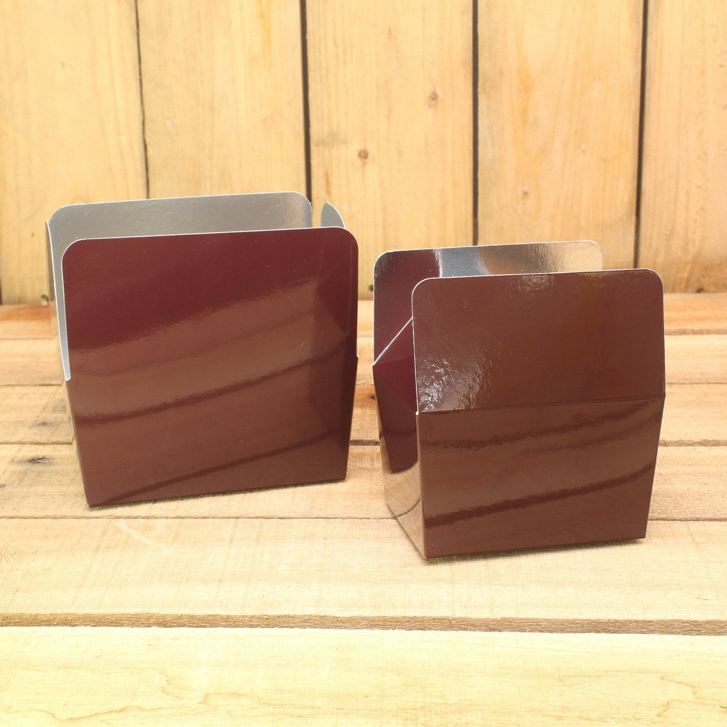 Bonbon doosjes - Chocolade doosje - Aubergine 179 basic laag - 24 stuks