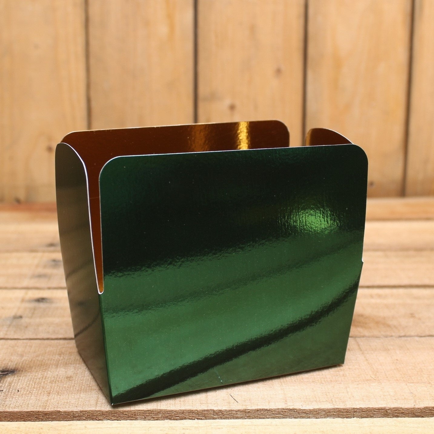 Klika - Bonbon doosjes Chocolade doosje Kerstgroen metallic