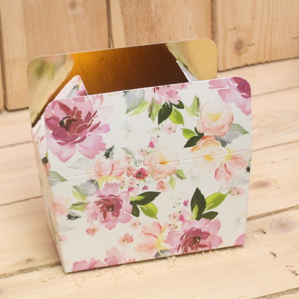 Klika - Bonbon doosjes Chocolade doosje Rozen LAAG 24 stuks