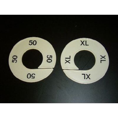 Klika - Maatring 9cm wit/zwart 1