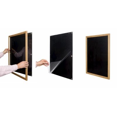 Klika - Houten kliklijst Din A1 teak magneetslui