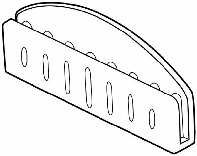 Klika - Kartenhalter transparent, Breite 60mm