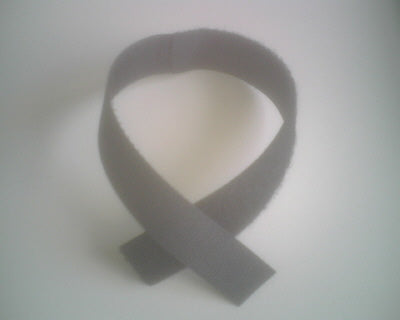 Klika - Sangle Velcro 20mmx300mm noir 10 pièces