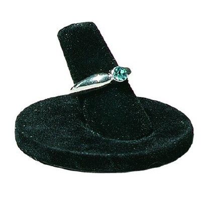 Klika - Porte-bague noir hauteur 3,5cm x dia 4cm 14 pièces