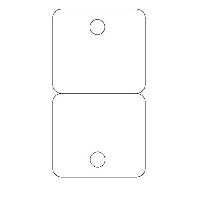 Klika - Byoux-kaartje type 16 bxh 60x110 mm