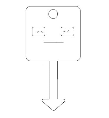 Klika - Byoux-Karte Typ 18 BxH 60x110 mm