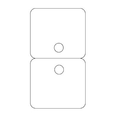 Klika - Carte Byoux type 22 lxh 60x110 mm 10 pièces