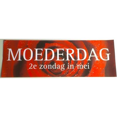 Klika - Billet de vitrine thème FÊTE DES MÈRES dim. 98x33cm
