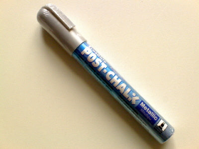 Klika - Krijtstift zilver krijtstift smal 6 mm X