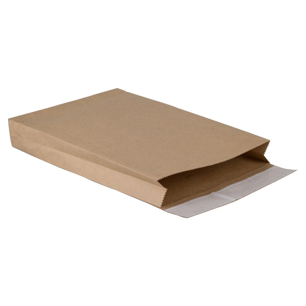 Klika - Sacs d'expédition en papier kraft marron 250 x 50 x 353 mm 100 grammes/m2