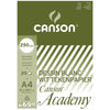 Canson – Zeichenpapier Academy, 250 g, ft 21 x 29,7 cm, A4, Block mit 20 Blatt