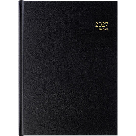 Brepols - Agenda 2026 Bremax Santex A4 1 Tag/1 Seite 4 Spalten schwarz