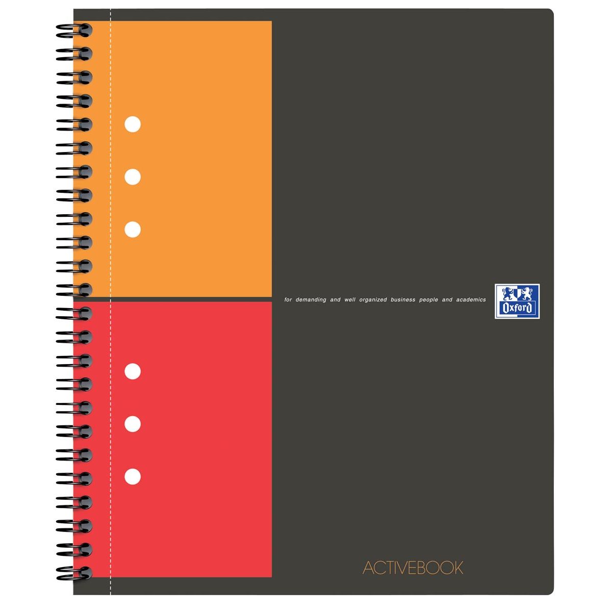 Oxford -  INTERNATIONAL activebook, 160 bladzijden, ft A5+, geruit 5 mm