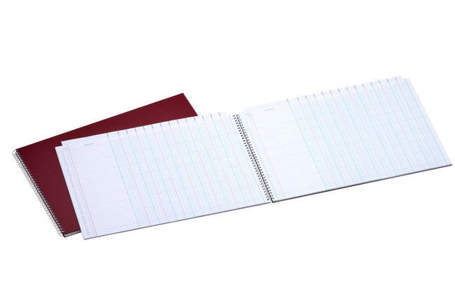 Atlanta - Registre tabulaire 294x452mm 2x14 colonnes 108 pages spirale