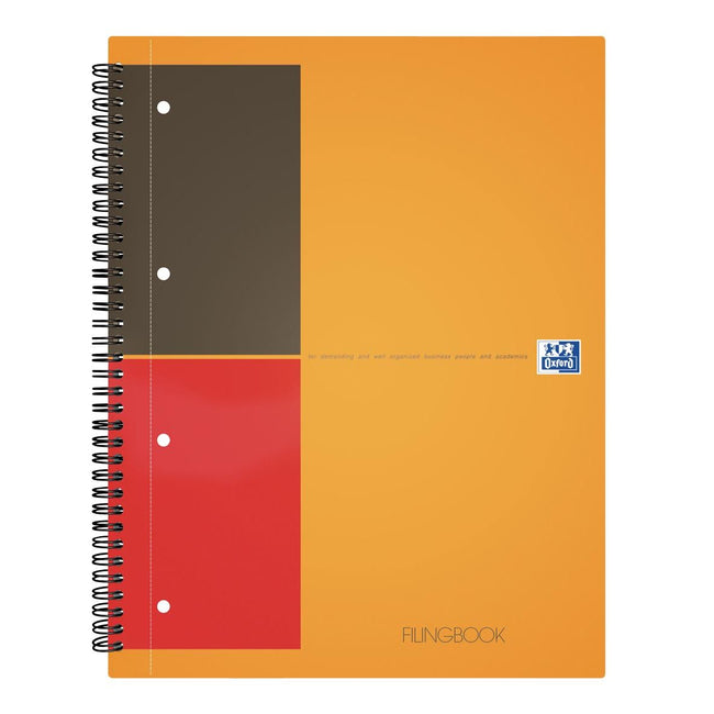 Oxford -  INTERNATIONAL filingbook, 200 bladzijden, ft A4+, gelijnd