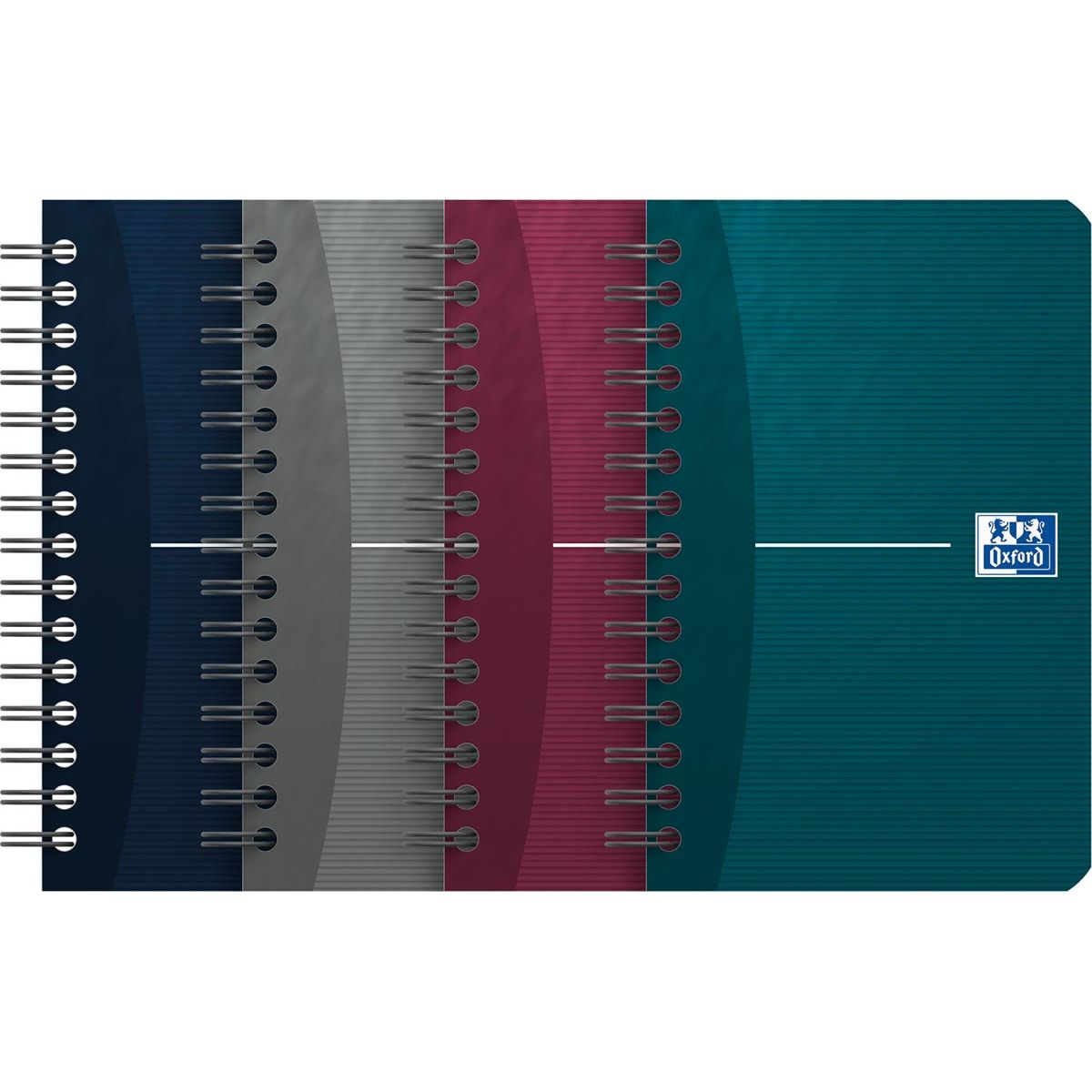 Oxford -  Essentials notitieboekje, 180 bladzijden, ft 9 x 14 cm, geruit 5 mm, geassorteerde kleuren