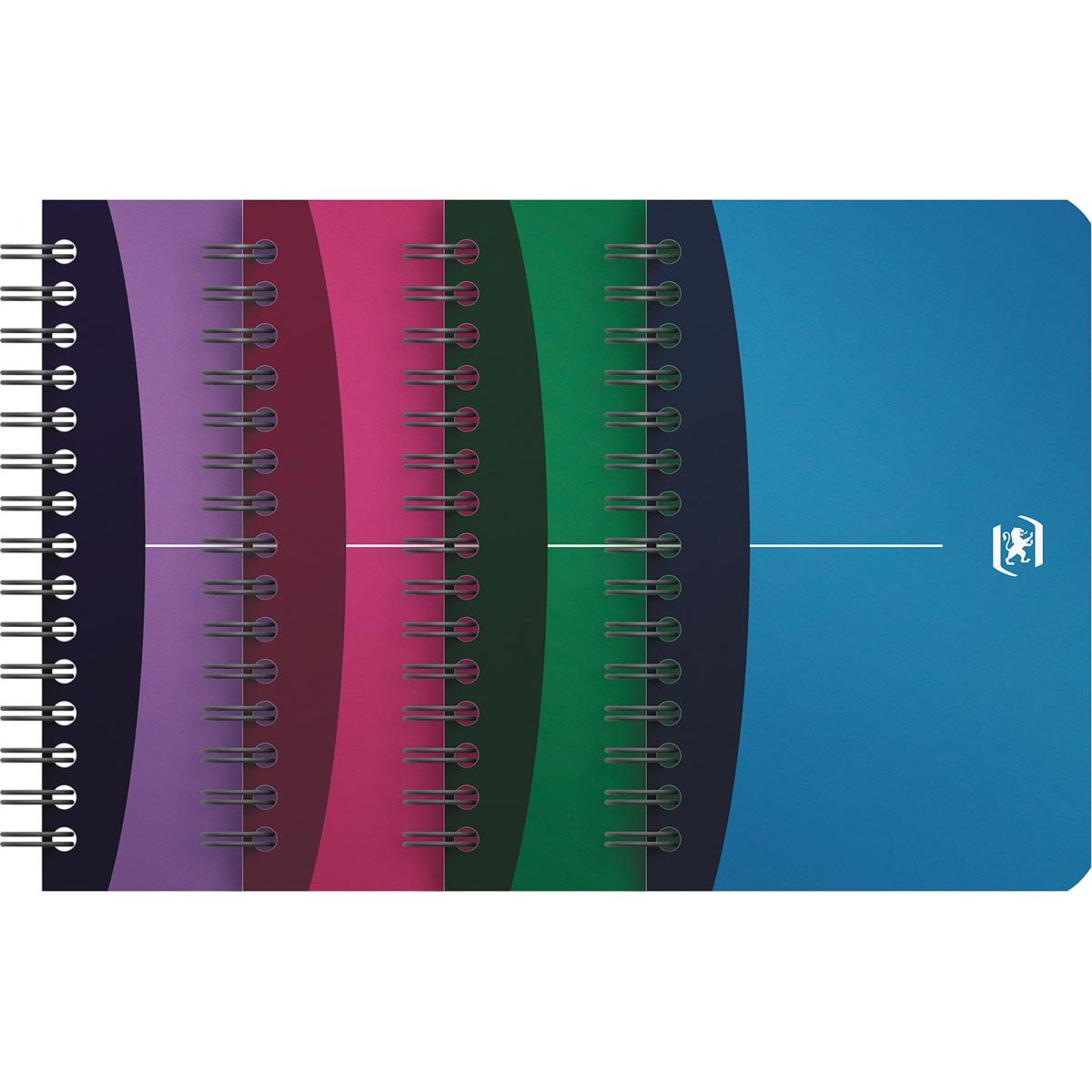Oxford - Carnet Urban Mix, 180 pages, pi 11 x 17 cm, carreaux 5 mm, couleurs assorties
