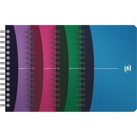 Oxford - Urban Mix Notizbuch, 180 Seiten, ft 11 x 17 cm, kariert 5 mm, verschiedene Farben