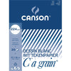 Canson - Zeichenblock C à Grain 224 g/m², ft 27 x 36 cm