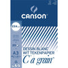 Canson - Zeichenblock C à Körnung 224 g/m², ft 29,7 x 42 cm (A3)