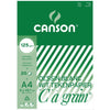 Canson - Zeichenblock C à Grain 125 g/m², ft 21 x 29,7 cm (A4)