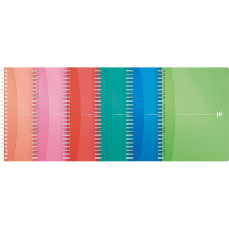 Oxford - Bloc spirale MyColours A5 ligne 90 feuilles assorties