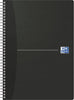 Oxford -  Essentials spiraalschrift, 180 bladzijden, ft A4, geruit 5 mm, zwart