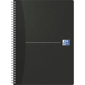 Oxford – Essentials Spiralnotizbuch, 180 Seiten, ft A4, liniert, schwarz