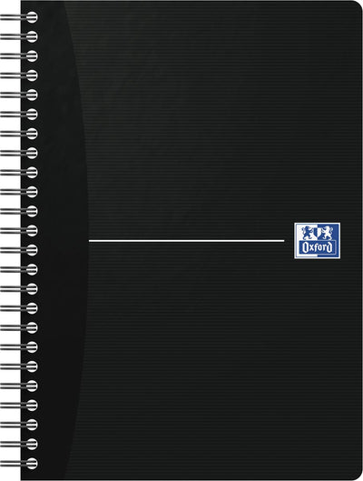 Oxford – Essentials Spiralnotizbuch, 180 Seiten, ft A5, liniert, schwarz