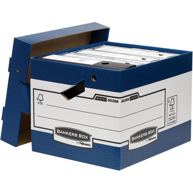 Bankers Box - Archivbox, Größe 33,3 x 29,2 x 40,4 cm, blau