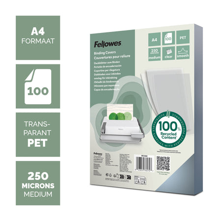 Fellowes -  Voorblad  a4 pet 250micron