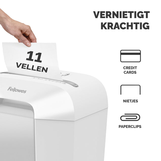 Fellowes -  LX Series LX70 papiervernietiger Wit