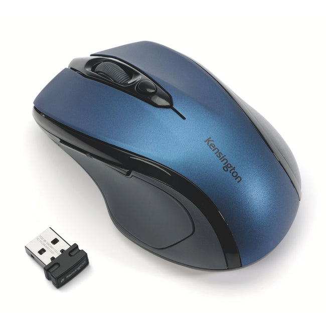 Kensington -  Pro Fit Mid-Size Wireless Mouse Sapphire Blue