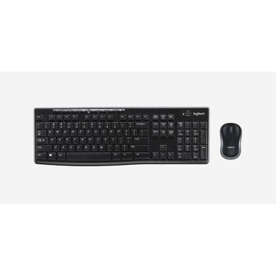 Logitech - Clavier MK270 Qwerty + souris noir