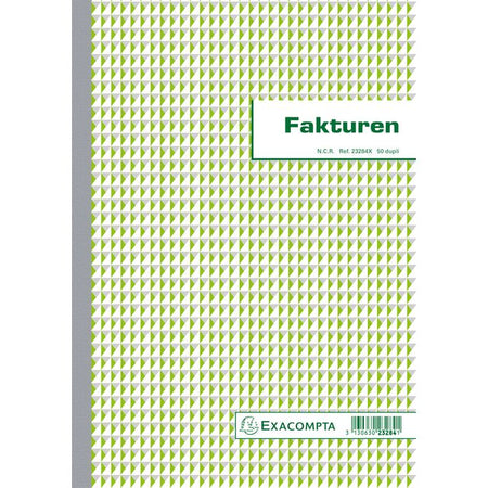 Exacompta – Kassenbuch, Mehrfachrechnungen, 50 Blatt, NL