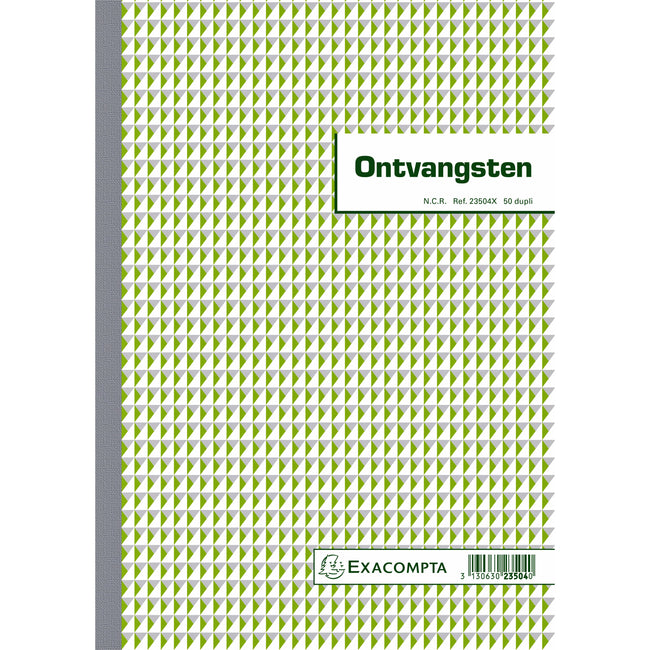 Exacompta -  Ontvangstboek  manifold dupli 50vel nl