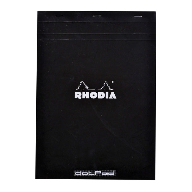 Rhodia - Bloc-notes A4 dots 80 feuilles 90gr noir
