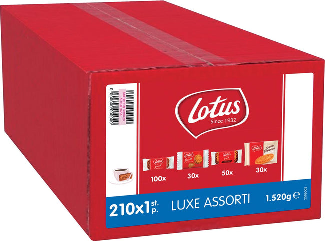 Lotus - Kekse Luxury Assorti, Sortiment von 210 Keksen