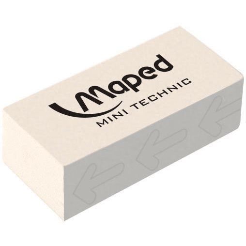 Maped -  gum Technic 300, mini, wit